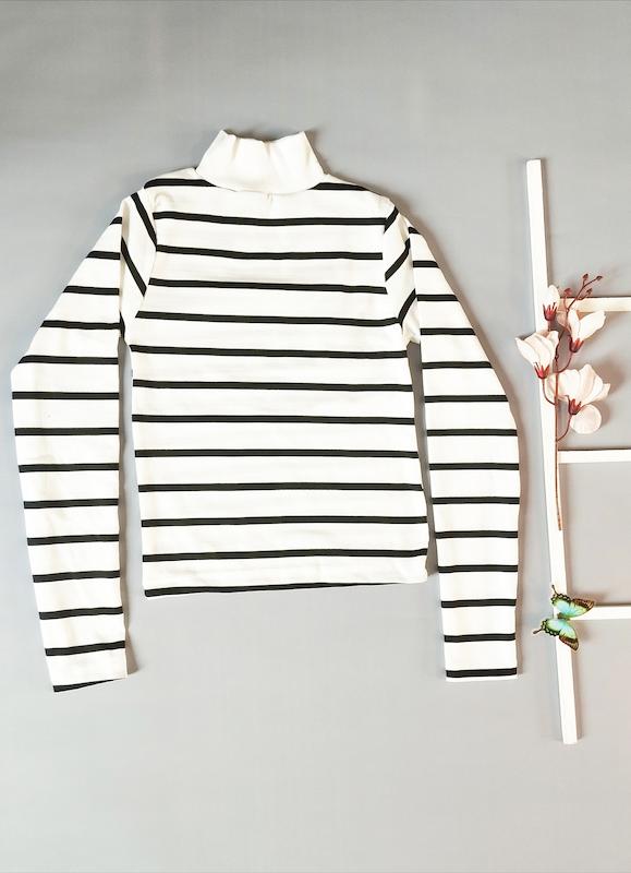 بلوز راه راه یقه اسکی کد 4030131