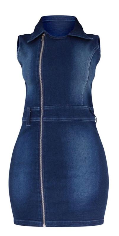 پیراهن جین کوتاه زنانه