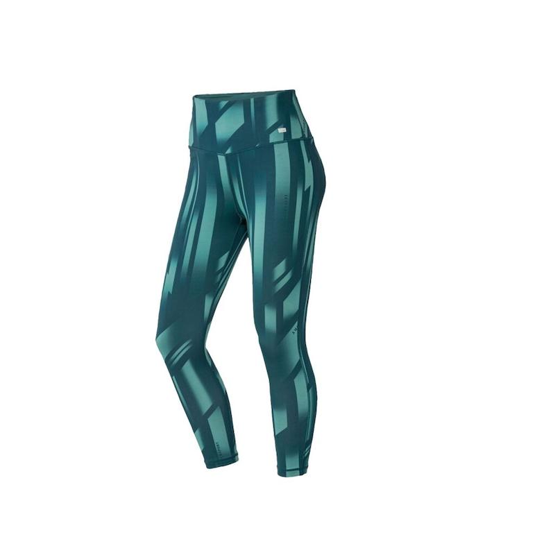 لگ ورزشی زنانه برند کریویت آلمانی CRIVIT  رنگ سبز طرحدار