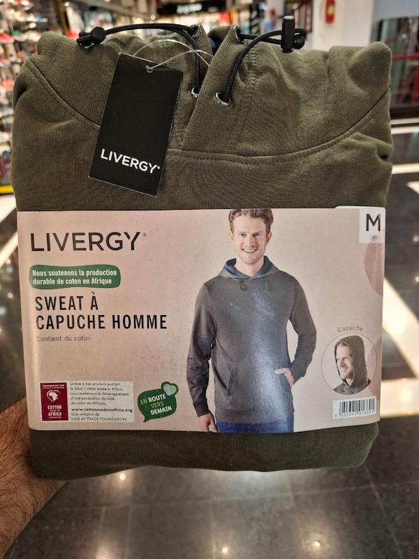 هودی مردانه لیورجی LIVERGY یشمی