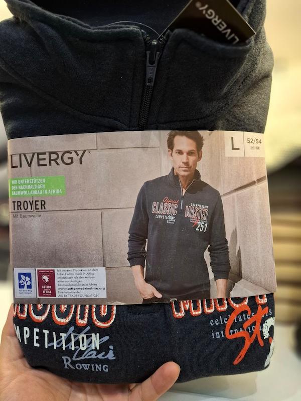 نیم زیپ مردانه برند لیورجی LIVERGY