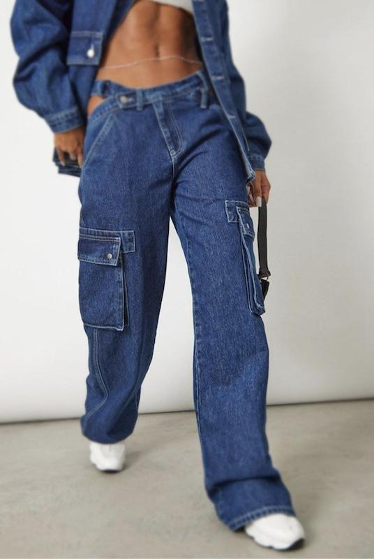 شلوار بند رو کمر زنانه ترند اروپا اورجینال PrettyLittleThing