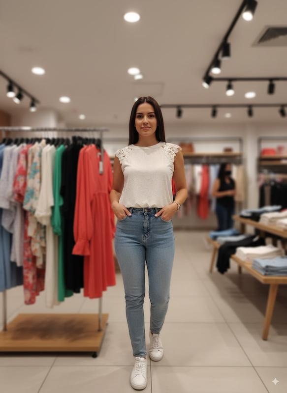 بلوز مجلسی سرشانه گیپور