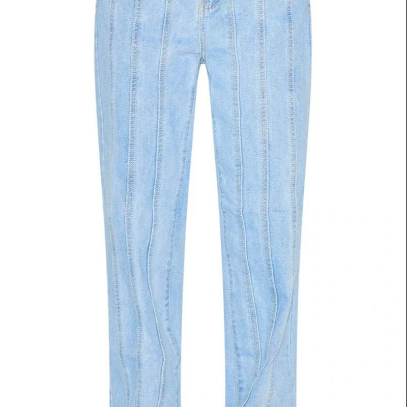 شلوار جین راسته آبی روشن زنانه PLT