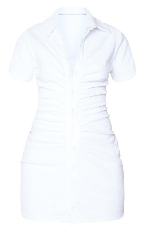 پیراهن مانتو ایی جنس حوله ایی PLT