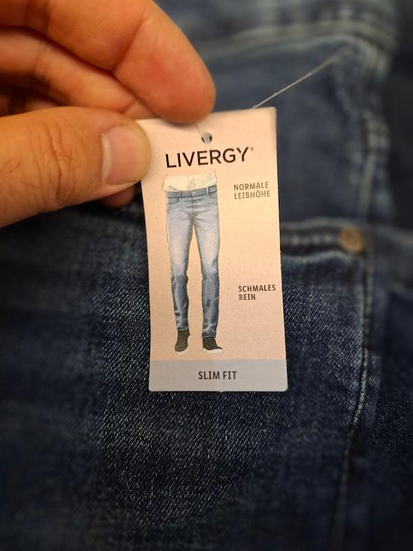 شلوار جین اسلیم مردانه لیورجی livergy