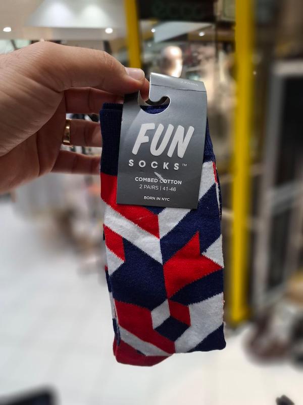 جوراب فانتزی بسته 2 عددی آلمانی FUN