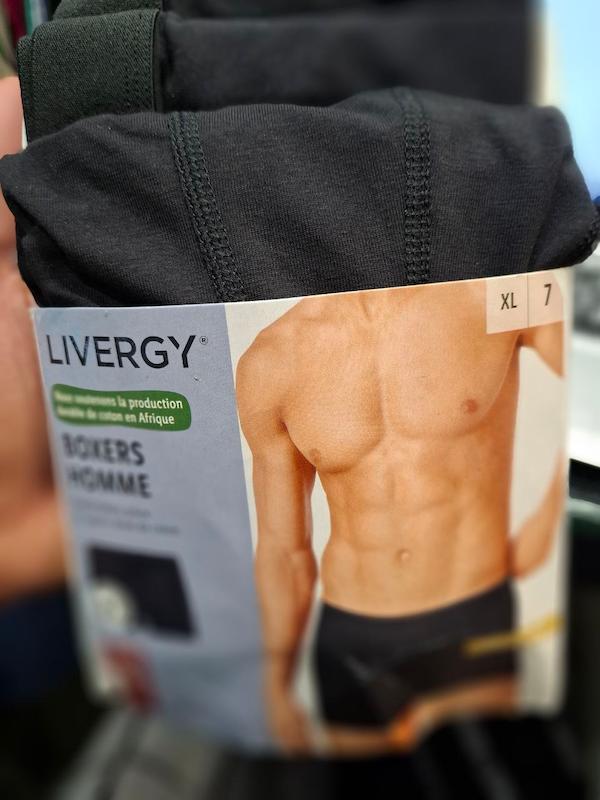 شورت پادار مردانه لیورجی 3عددی LIVERGY