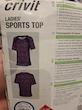 تیشرت طرحدار ورزشی زنانه  6 CRIVIT