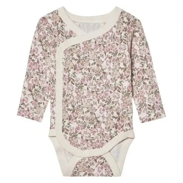 بادی آستین بلند طرح گل لوپیلو