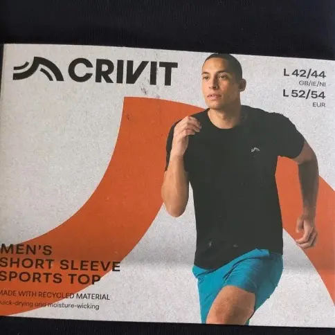 تیشرت ورزشی مردانه [مشکی] برند CRIVIT آلمان