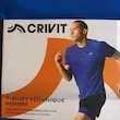 تیشرت ورزشی مردانه آبی کاربنی CRIVIT