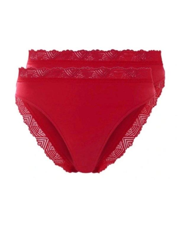 شورت زنانه نخی (قرمز) پک دو عددی اسمارا