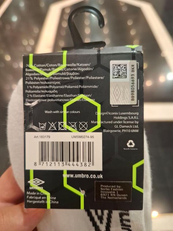 پک سه تایی جوراب برند Umbro