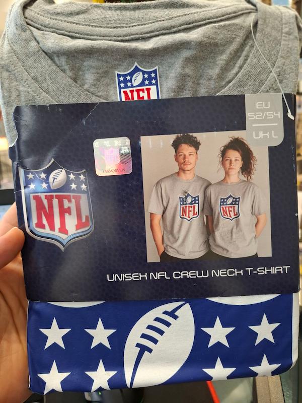 تیشرت یونیسکس NFL { طوسی }