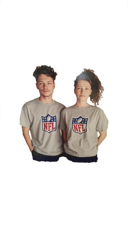 تیشرت یونیسکس NFL { طوسی }