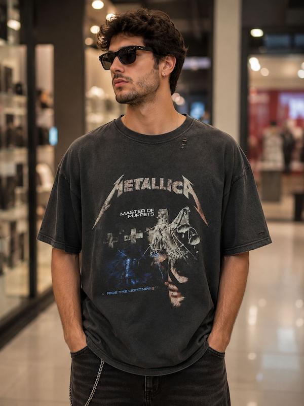 تیشرت  یونیسکس طرح METALLICA برند WINTERLAND