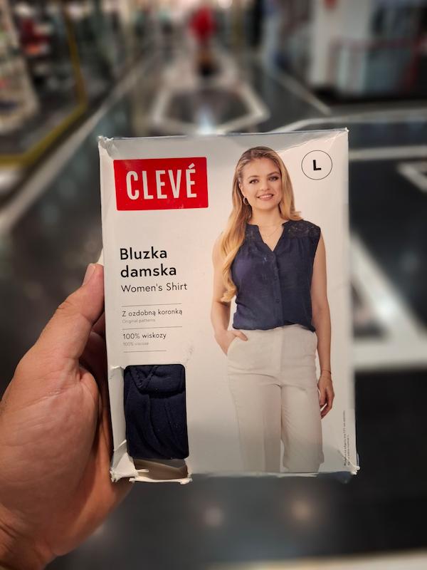 شومیز آستین حلقه ایی برند CLEVE لهستان