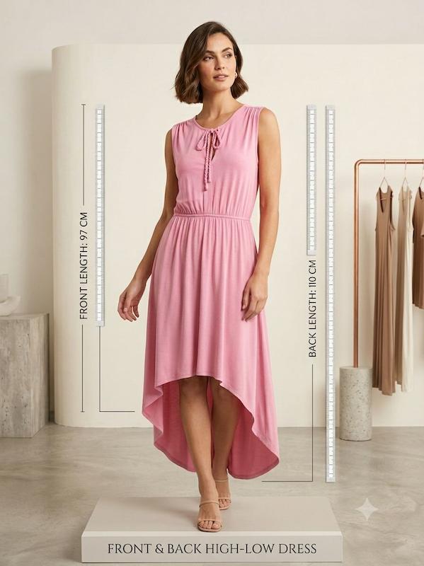 پیراهن آستین حلقه ای برند H&M