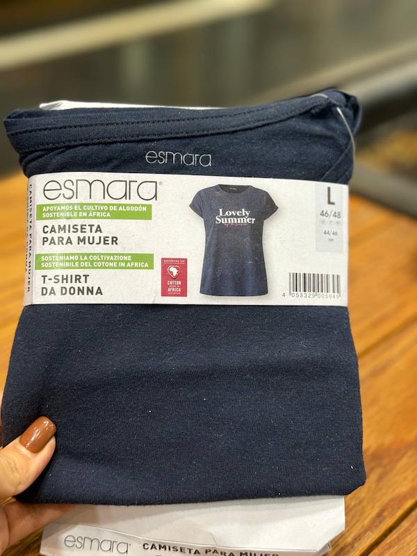 تیشرت سرمه ایی نخی اسمارا