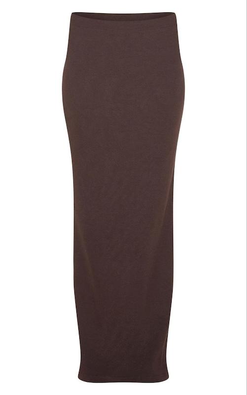 دامن بلند قهوه ایی برند پیریتی لیتل