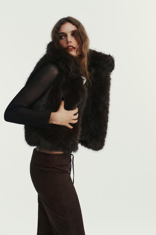 کت خز مصنوعی کوتاه