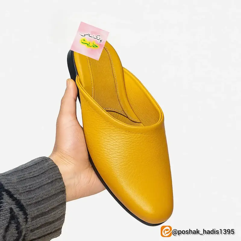 نعلین چرم طبیعی طبی مردانه