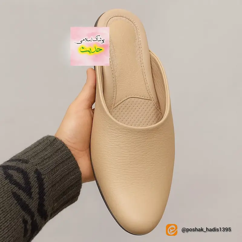 نعلین چرم طبیعی طبی مردانه