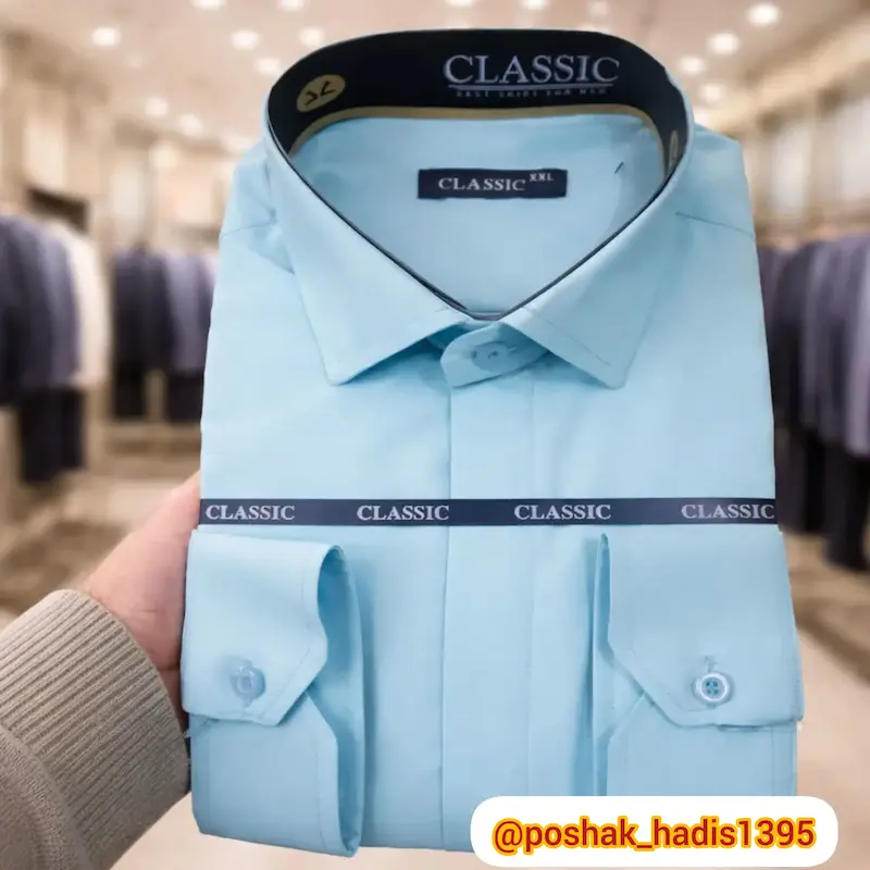 پیراهن یقه معمولی مردانه زبده درجه یک 