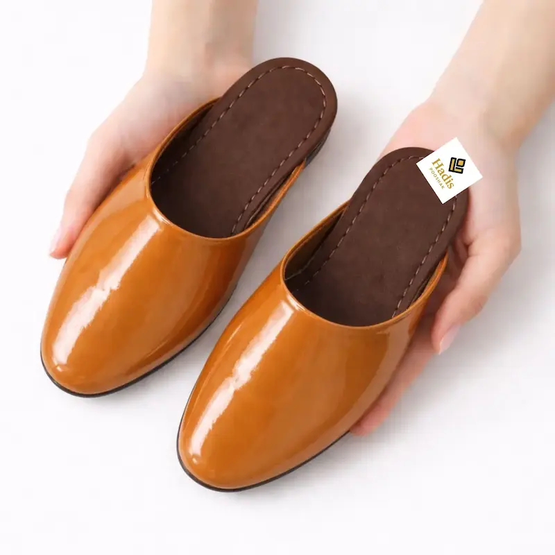 نعلین ورنی براق مردانه