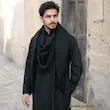 چفیه مشکی نخی سوری مردانه