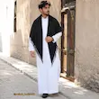 چفیه مشکی نخی سوری مردانه