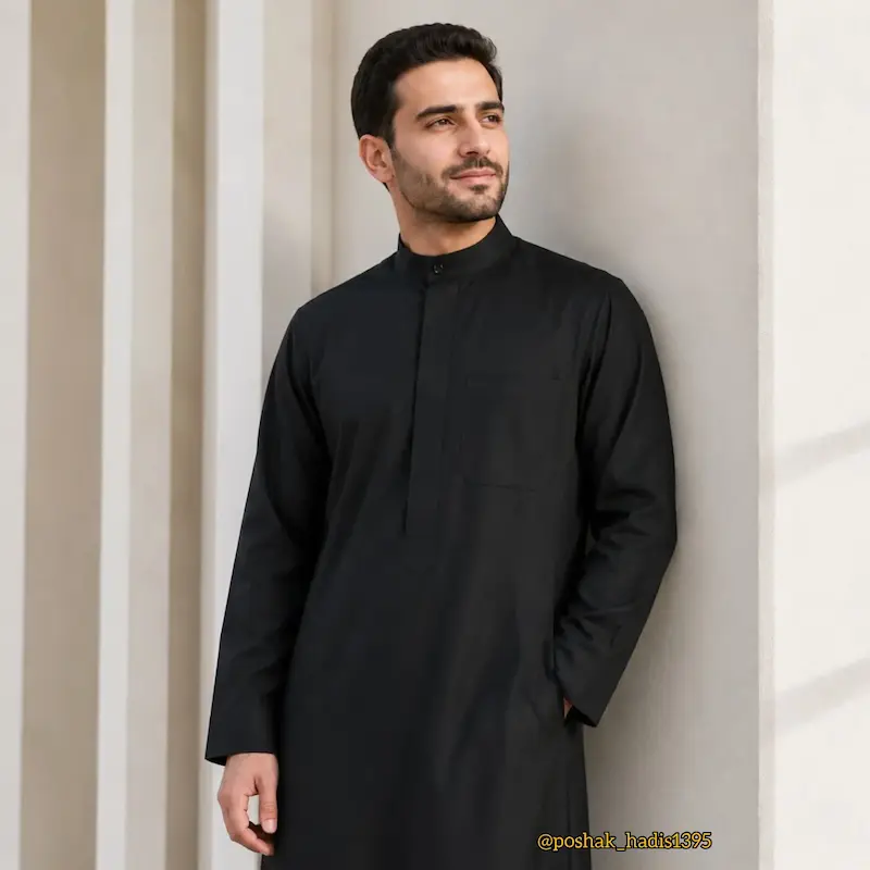 دشداشه مردانه تترون نخی درجه یک