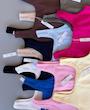 تاپ یقه خشتی ملانژ 