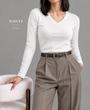بلوز یقه هفت ملانژ 