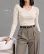 بلوز یقه هفت ملانژ 