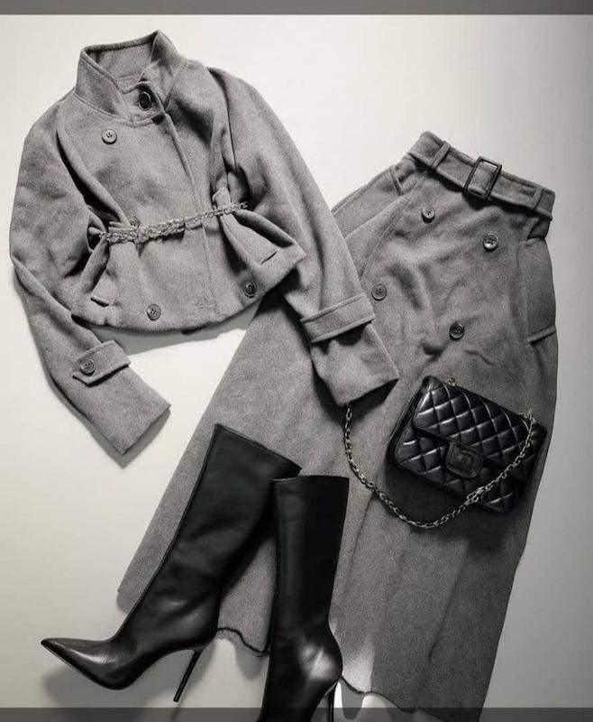 کت دامن فوتر زنانه