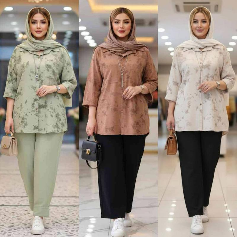 شومیز شلوار گازوئیلی