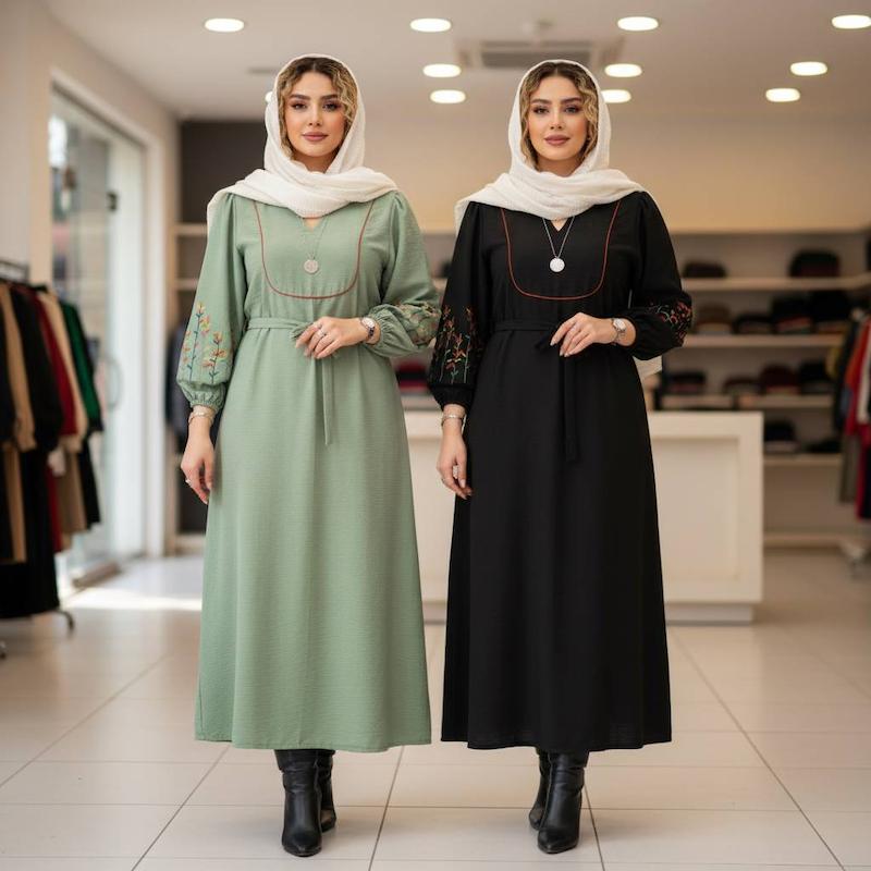 کفتان گلدوزی نرگسی