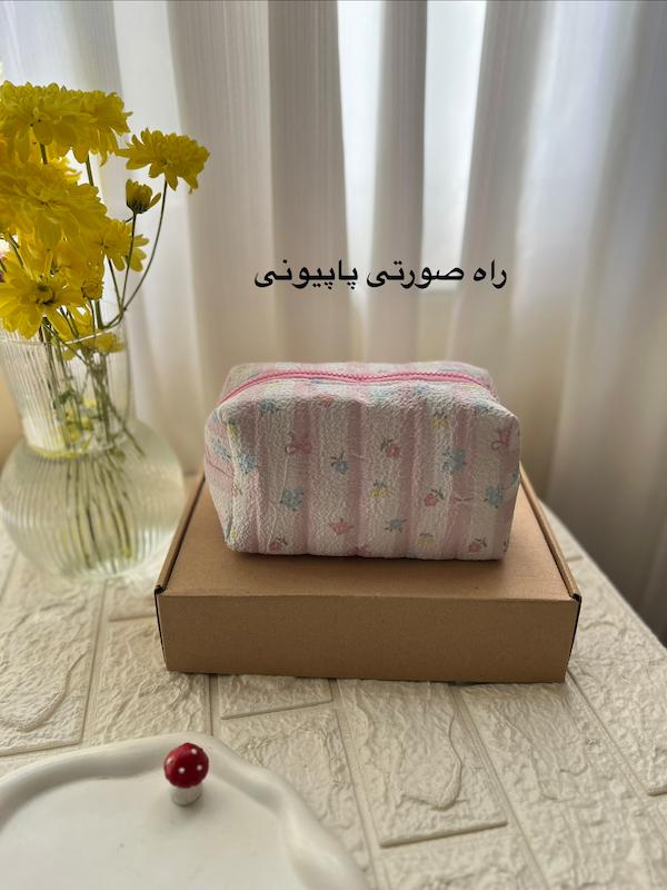 میکاپ بگ راه راه صورتی 