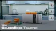 توستر نان گلتیج Goaltage GoldenEdge TST01 چهار اسلایس با نمایشگر دیجیتال و توان ۱۴۰۰ وات