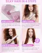 اتو مو بخار حرفه‌ای شیگلم SHEGLAM Hydra Shot Steam Iron Pro با بخار قابل تنظیم و صفحات سرامیکی