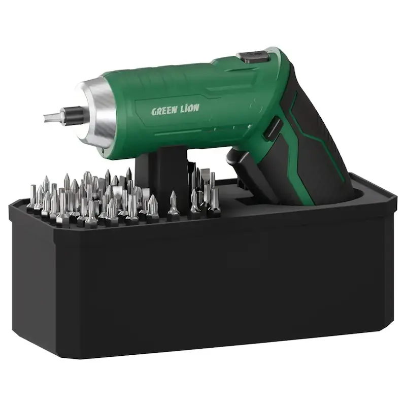 پیچ گوشتی شارژی گرین لاین Green Lion GSD-54 با ۵۴ سری، گشتاور ۳ نیوتن‌متر و دسته چرخشی