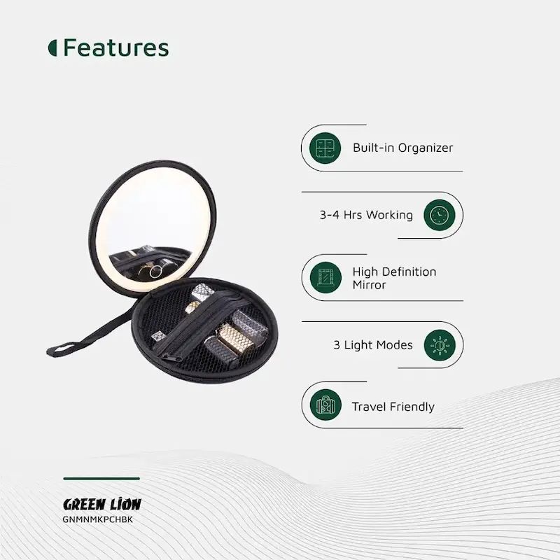 کیف آرایش کوچک گرین Green Lion Mini Makeup Pouch