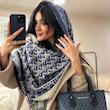 شال موهر dior 