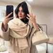 شال موهر dior 