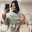 شال موهر dior 