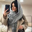 شال موهر dior 