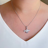 پلاک فروهر کوچک استیل بدون زنجیر