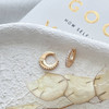 گوشواره حلقه ای فول نگین ژوپینگ